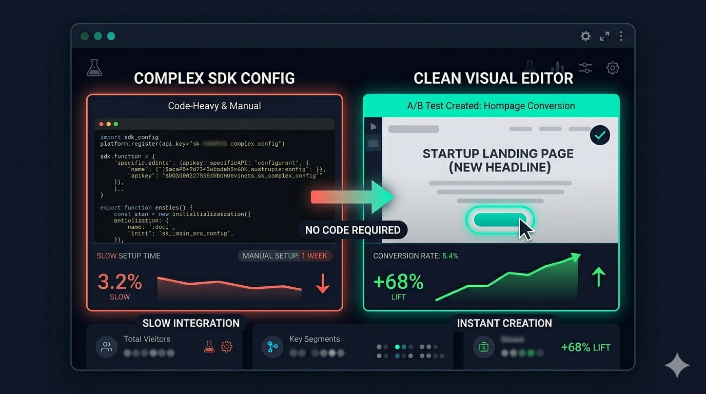 A/B Testing Without Developers: How to Run Experiments Without a Single Dev Ticket