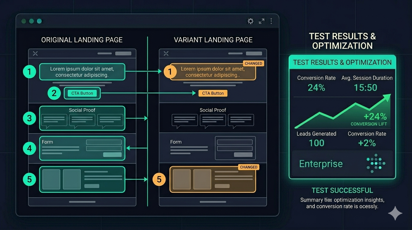 Landing Page A/B Testing in 2026: What to Test, in What Order